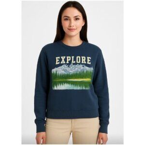 Grayson Threads Women Colorado Rockies Long Sleeve Sweatshirt Small
